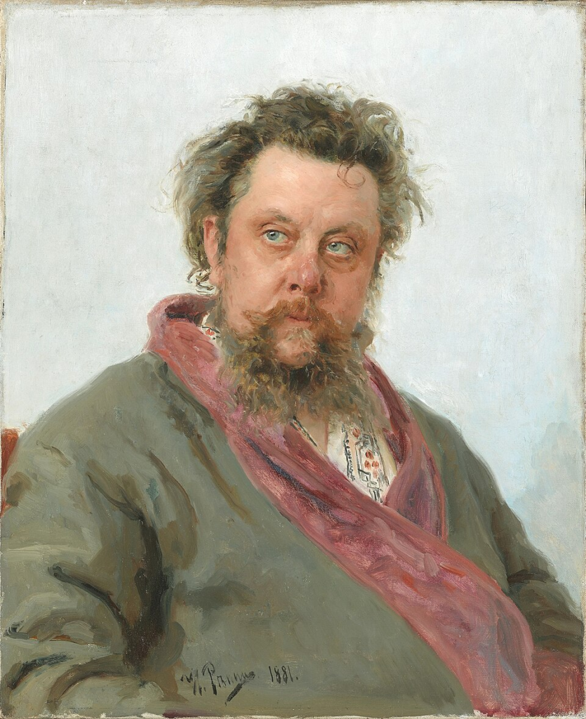 Portrait von Modest Mussorgsky